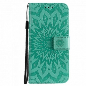 Flip Cover Oppo Reno 6 5G Solblomst