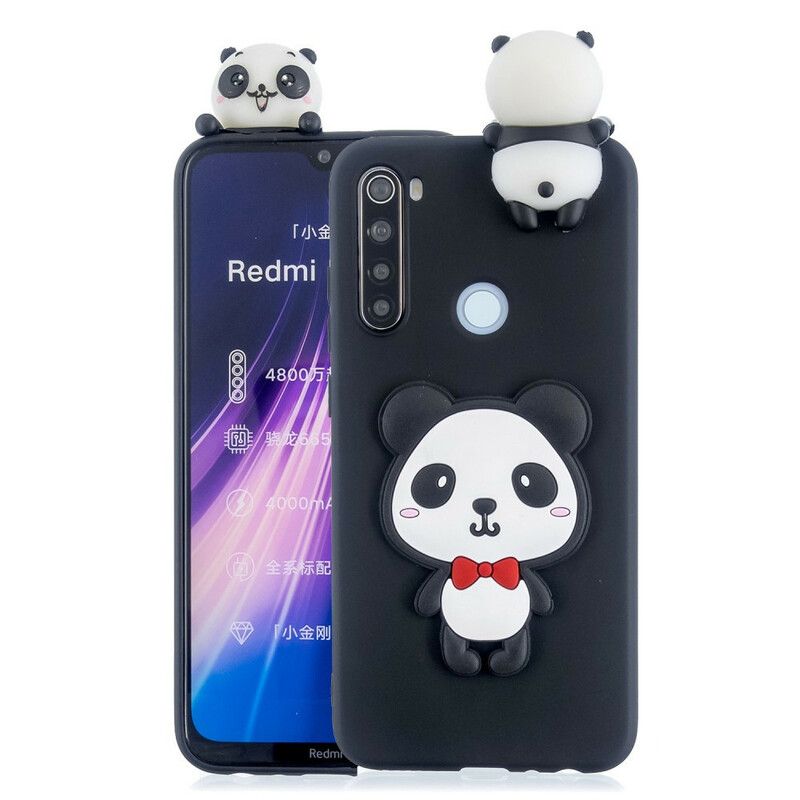 Cover Xiaomi Redmi Note 8T 3d Min Panda