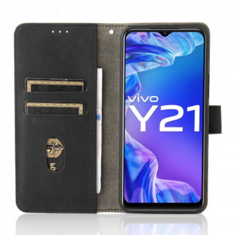 Flip Cover Vivo Y33s / Y21 / Y21s Skin-touch