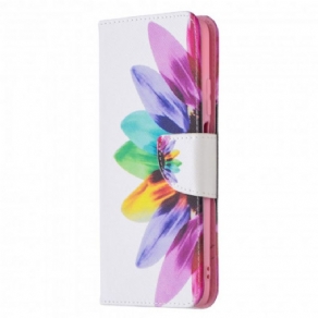 Flip Cover Poco M3 Akvarelblomst