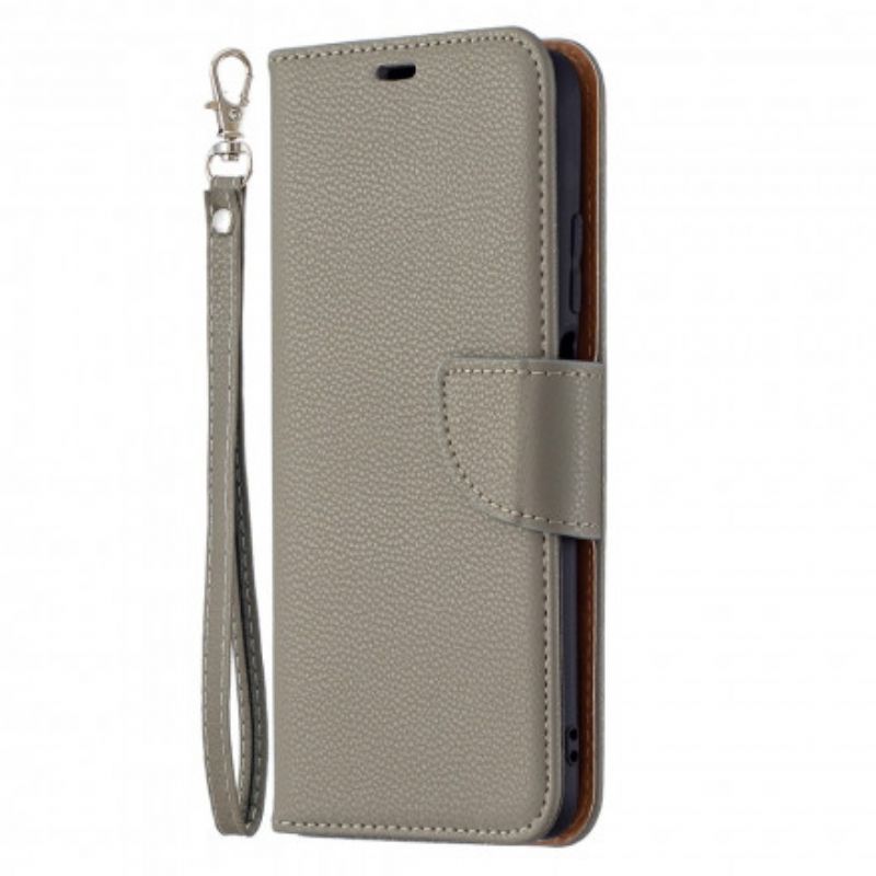 Flip Cover Poco M3 Læder Cover Litchi Flap Skrå