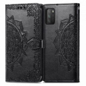 Læder Cover Poco M3 Middelaldermandala