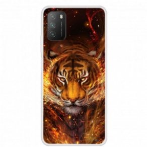 Mobilcover Poco M3 Ild Tiger