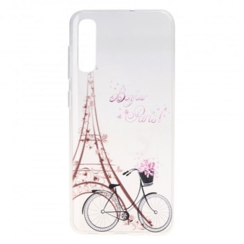 Cover Samsung Galaxy A50 Transparent Bonjour Paris