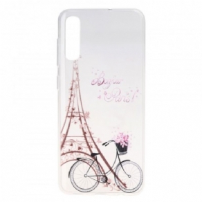 Cover Samsung Galaxy A50 Transparent Bonjour Paris
