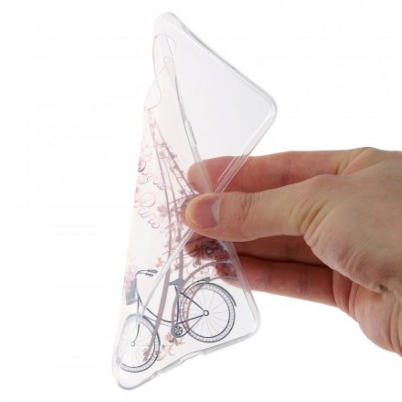 Cover Samsung Galaxy A50 Transparent Bonjour Paris