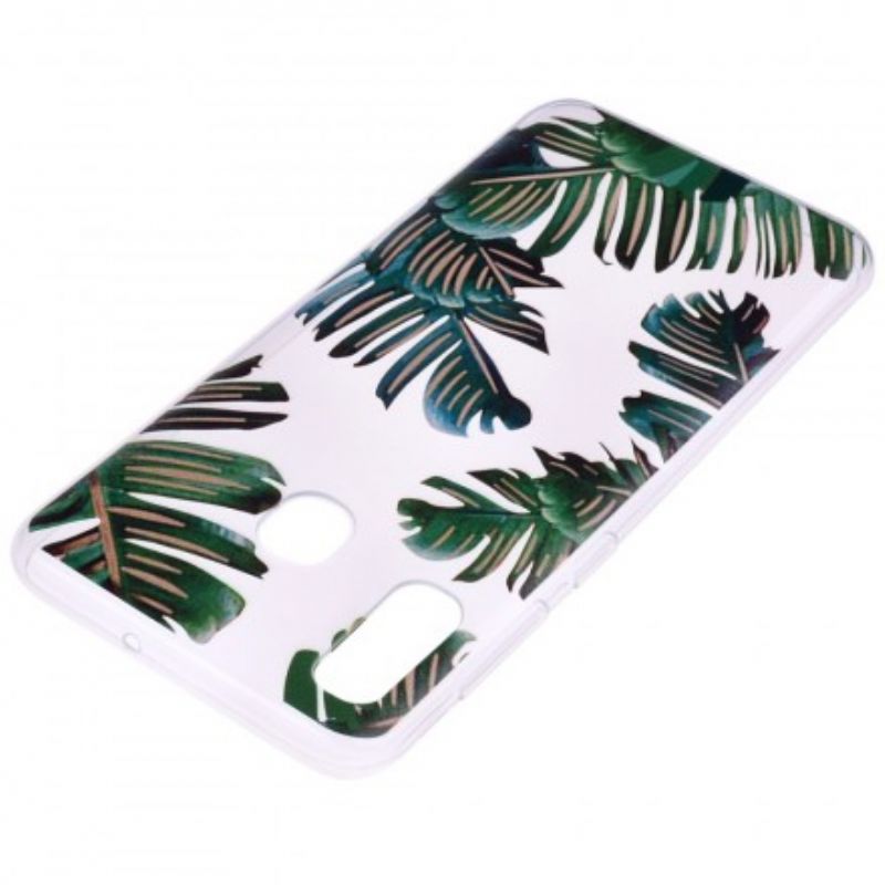 Cover Samsung Galaxy A20e Transparente Grønne Blade