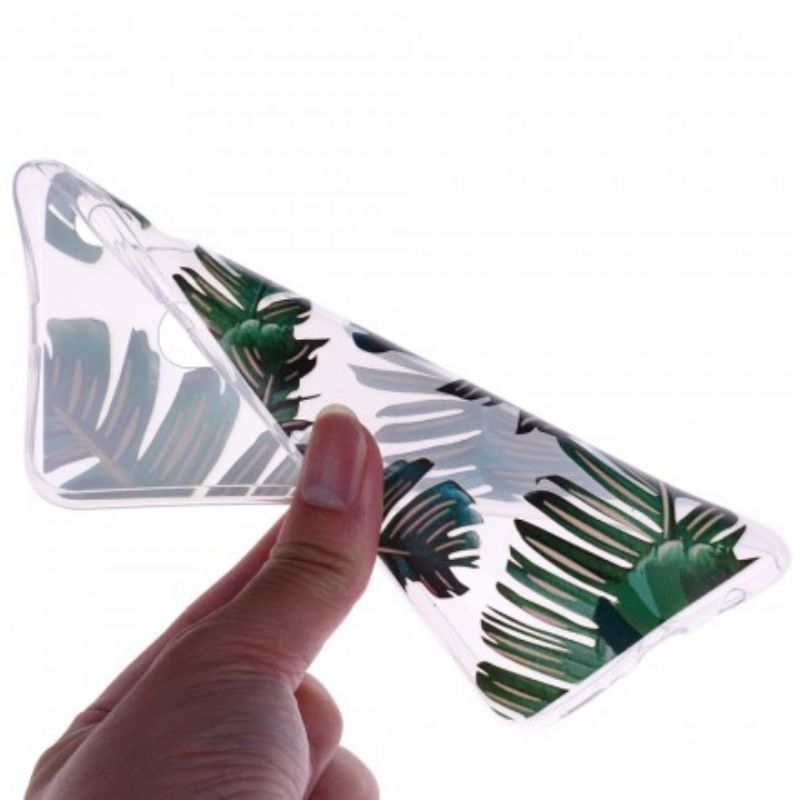 Cover Samsung Galaxy A20e Transparente Grønne Blade