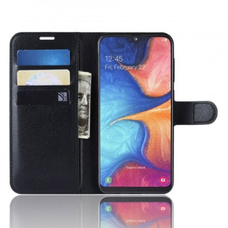 Læder Cover Samsung Galaxy A20e Klassisk