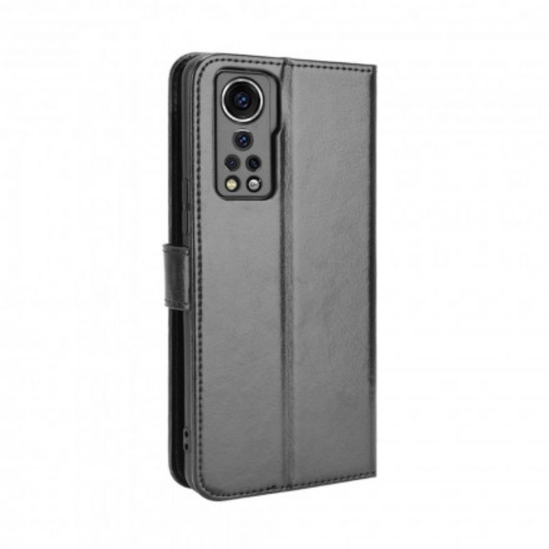 Læder Cover ZTE Axon 30 5G Flashy Imiteret Læder