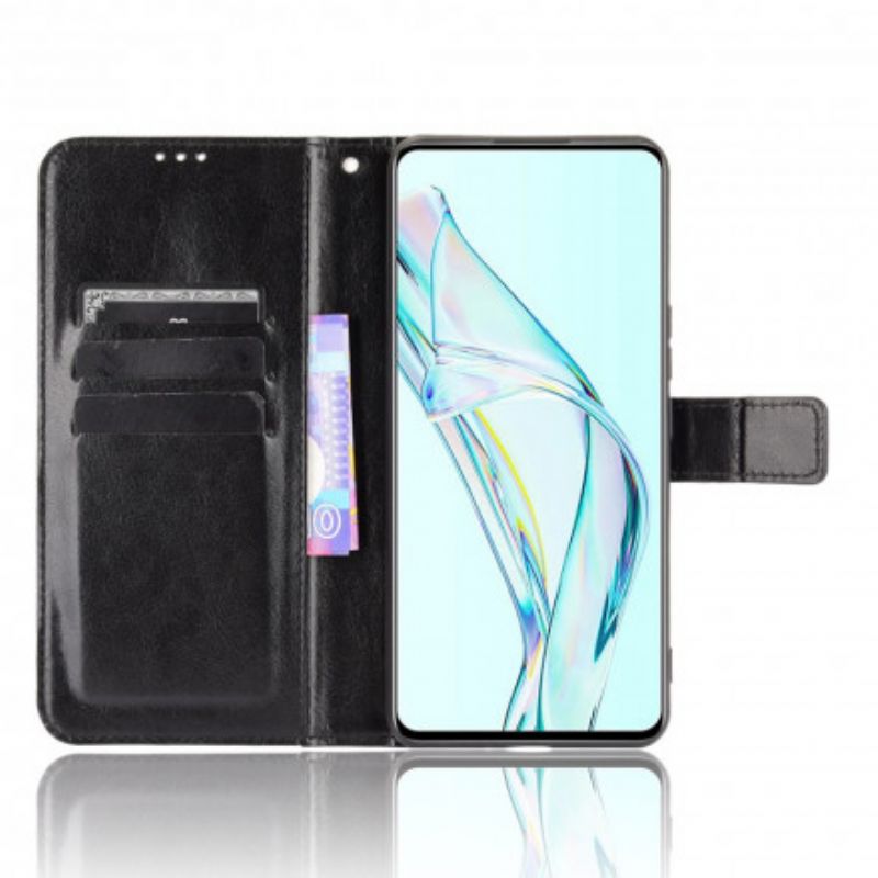 Læder Cover ZTE Axon 30 5G Flashy Imiteret Læder