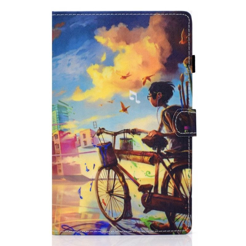 Flip Cover Samsung Galaxy Tab A8 Cykel Art