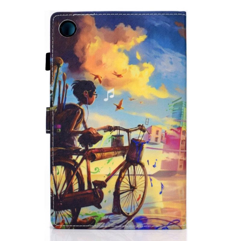 Flip Cover Samsung Galaxy Tab A8 Cykel Art
