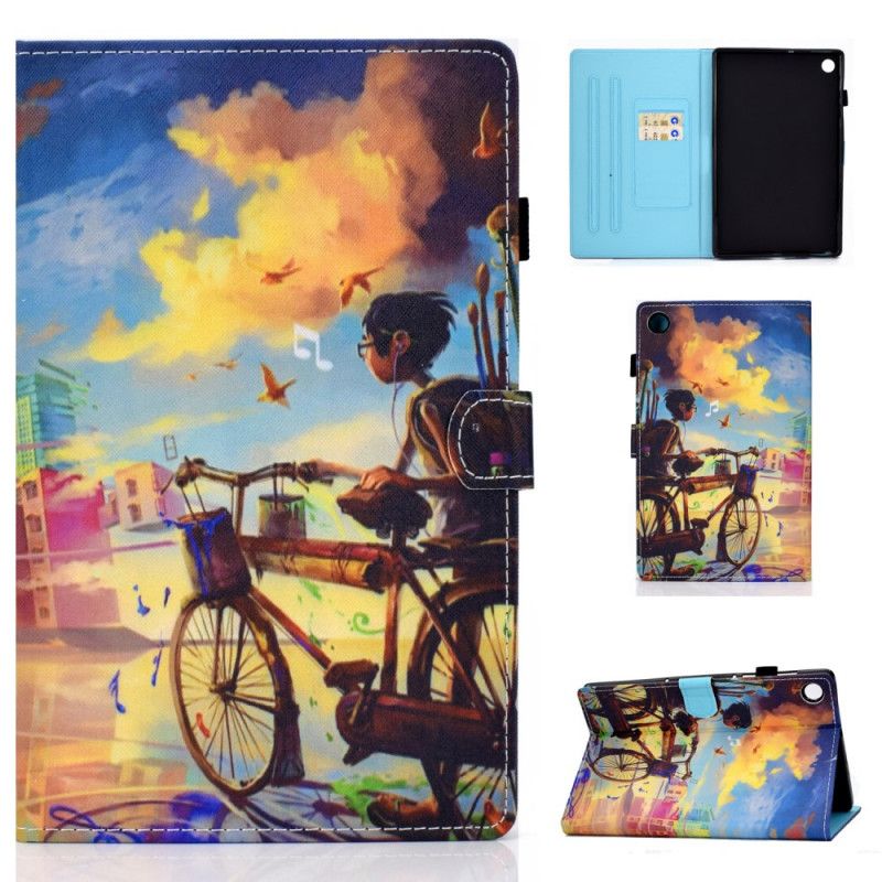 Flip Cover Samsung Galaxy Tab A8 Cykel Art