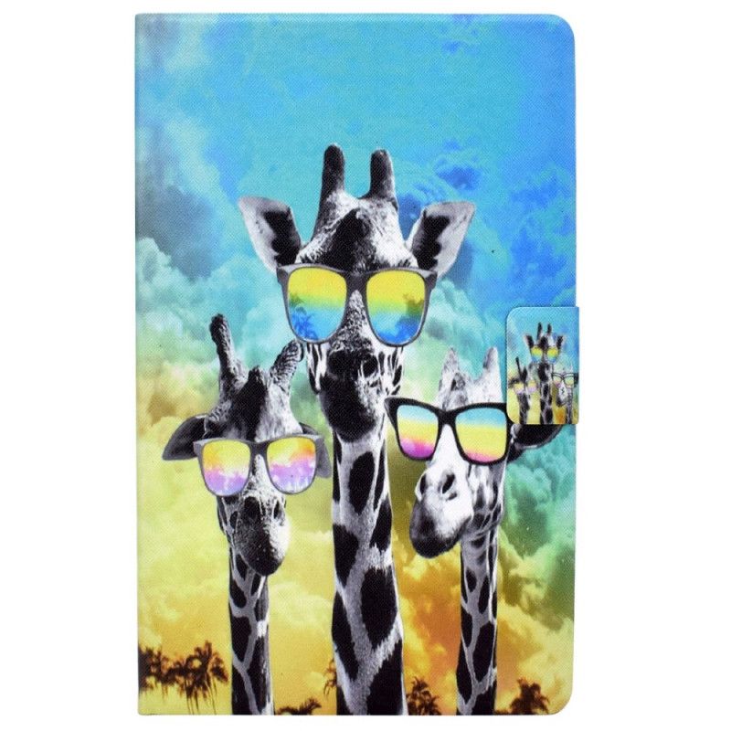 Flip Cover Samsung Galaxy Tab A8 Funky Giraffer