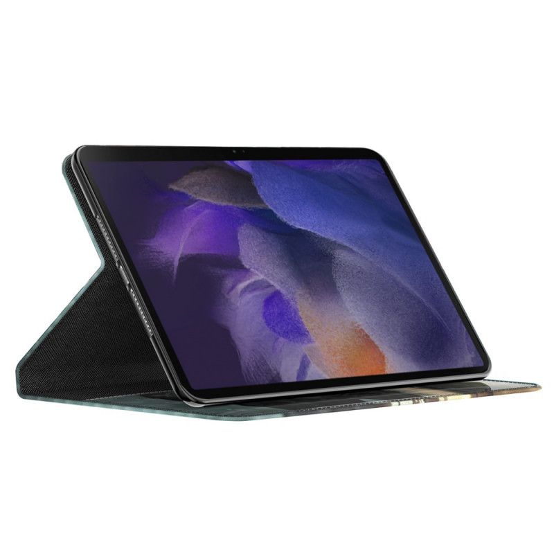 Flip Cover Samsung Galaxy Tab A8 Lyspletkattens Drøm