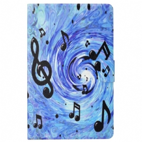 Flip Cover Samsung Galaxy Tab A8 Musiknoter