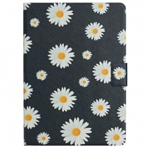Læder Cover Samsung Galaxy Tab A8 Blomster Blomster Blomster