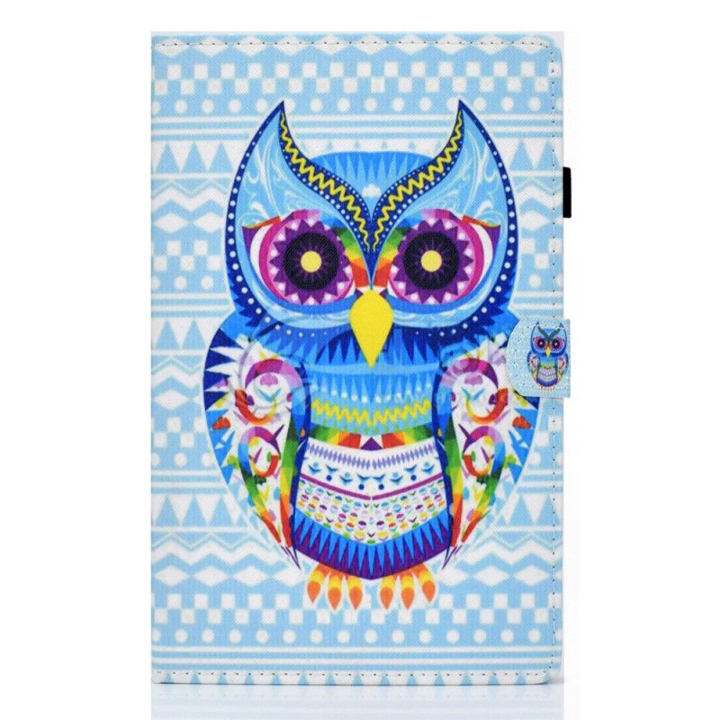 Læder Cover Samsung Galaxy Tab A8 Stammeugle