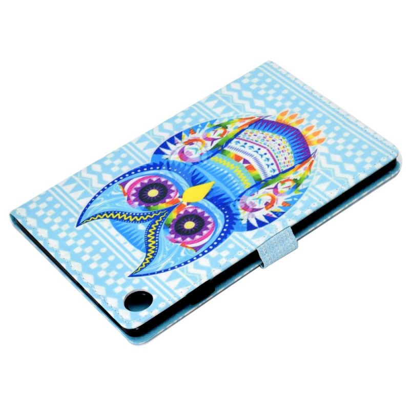 Læder Cover Samsung Galaxy Tab A8 Stammeugle