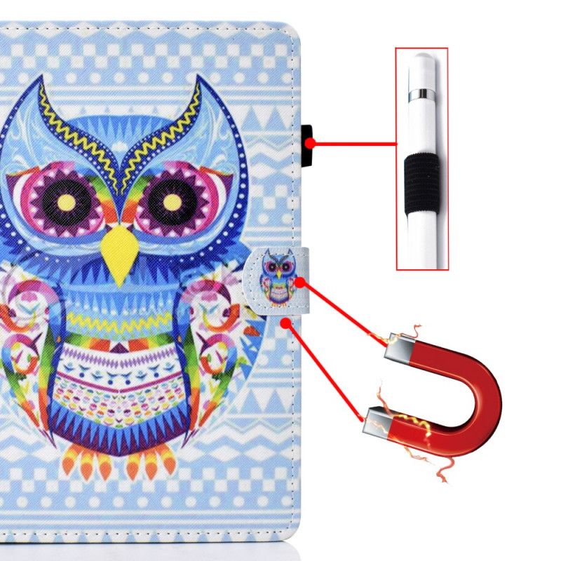 Læder Cover Samsung Galaxy Tab A8 Stammeugle