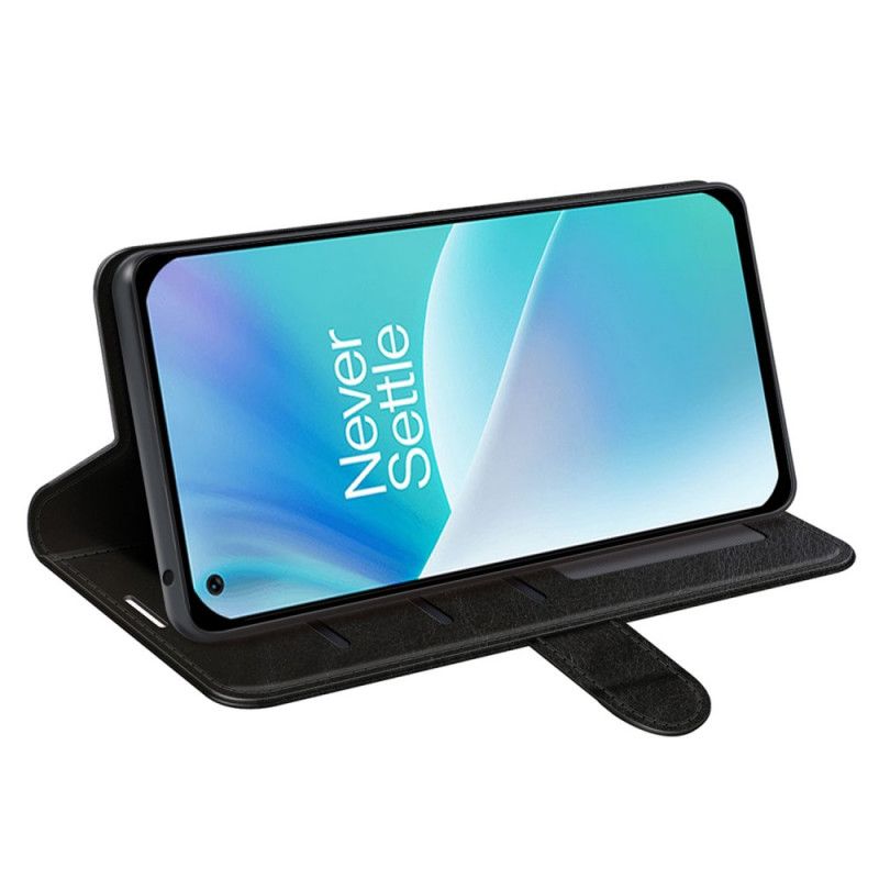 Læder Cover OnePlus Nord 2T 5G Vintage Læderstil