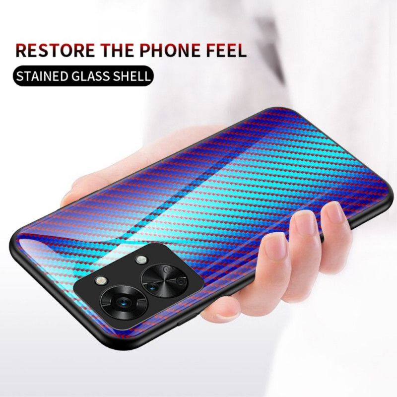 Mobilcover OnePlus Nord 2T 5G Kulfiber Hærdet Glas
