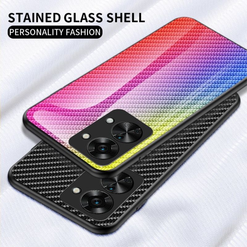 Mobilcover OnePlus Nord 2T 5G Kulfiber Hærdet Glas