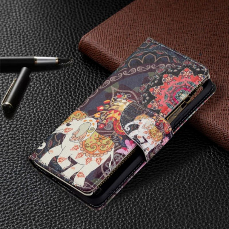 Flip Cover Realme C21 Elefant Lynlåslomme