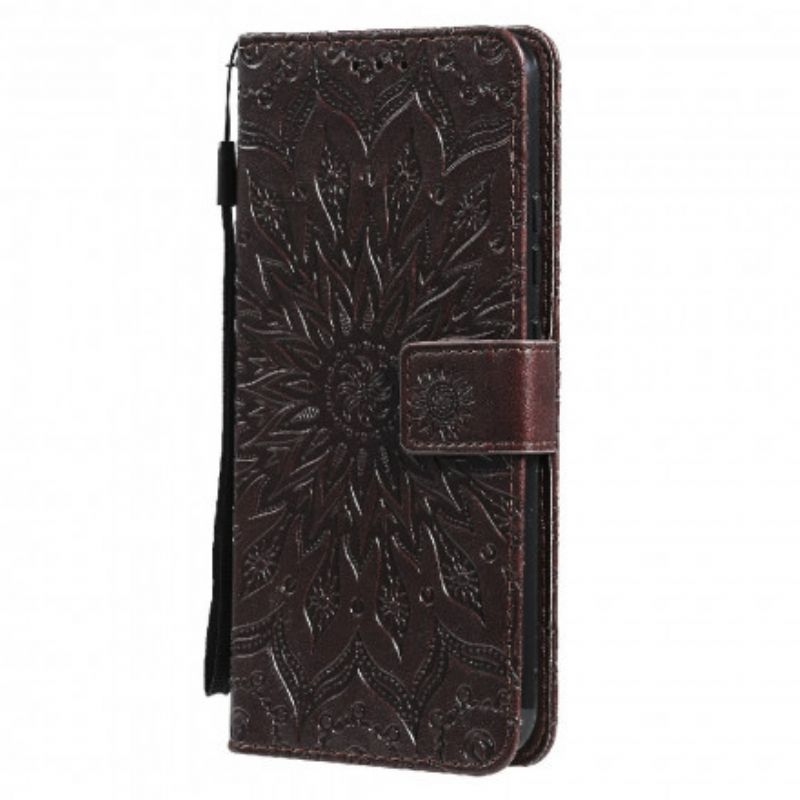 Flip Cover Realme C21 Solblomst
