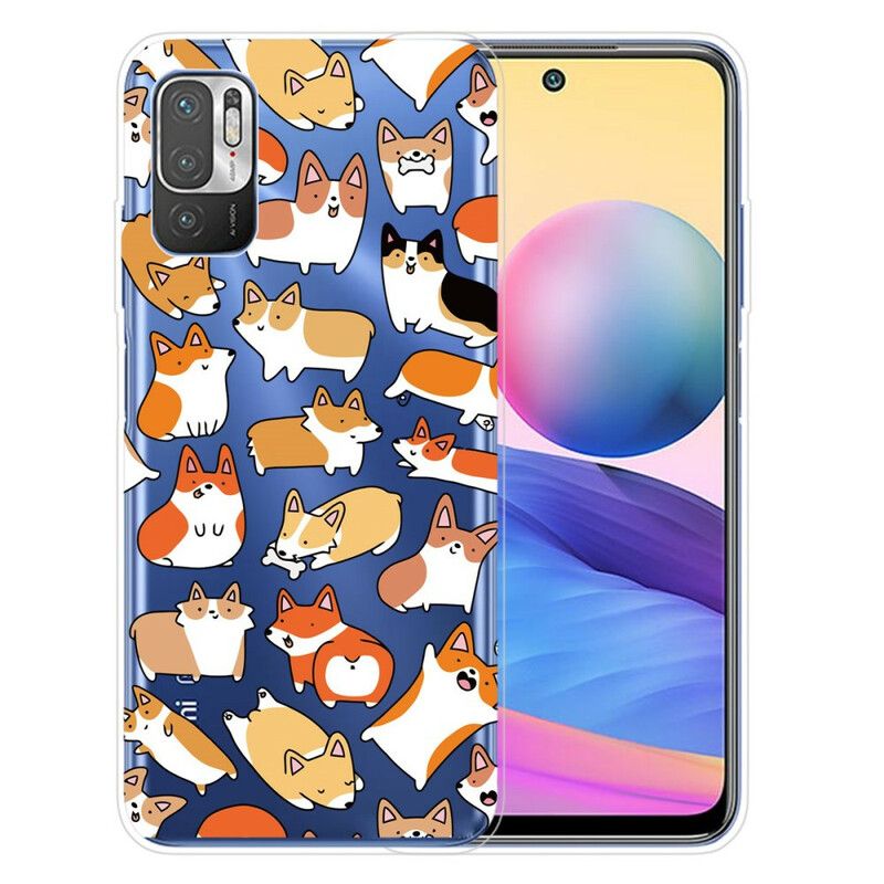 Cover Xiaomi Redmi Note 10 5G / Poco M3 Pro 5G Flere Hunde