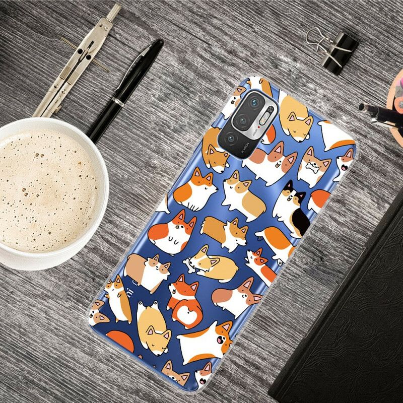 Cover Xiaomi Redmi Note 10 5G / Poco M3 Pro 5G Flere Hunde