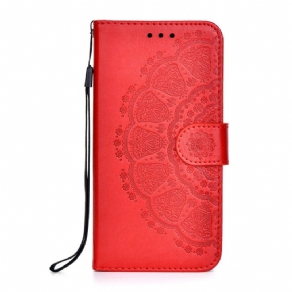 Læder Cover Xiaomi Redmi Note 10 5G / Poco M3 Pro 5G Totem Mandala