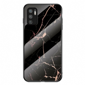 Mobilcover Xiaomi Redmi Note 10 5G / Poco M3 Pro 5G Marmorfarver Hærdet Glas