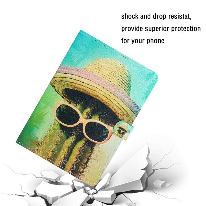 Flip Cover Samsung Galaxy Tab S6 Lite Slap Af Kaktus