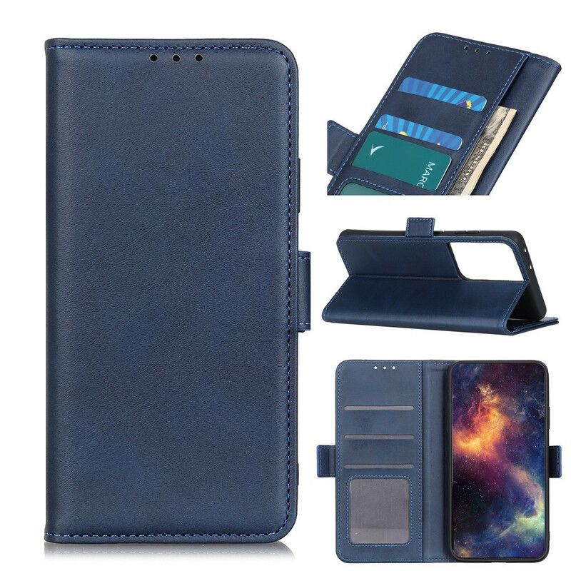 Flip Cover Samsung Galaxy S21 Ultra 5G Læder Cover Dobbeltklap