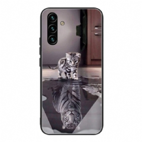 Cover Samsung Galaxy A13 5G Hærdet Glas Ernest The Tiger