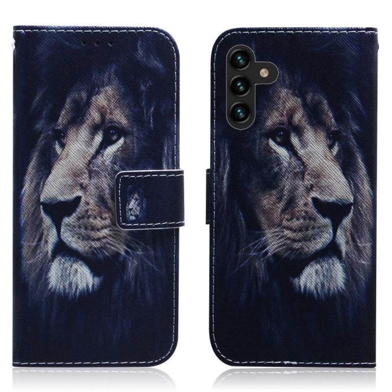 Flip Cover Samsung Galaxy A13 5G Drømmende Løve