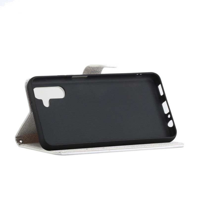 Flip Cover Samsung Galaxy A13 5G Med Snor Funky Katte Med Rem
