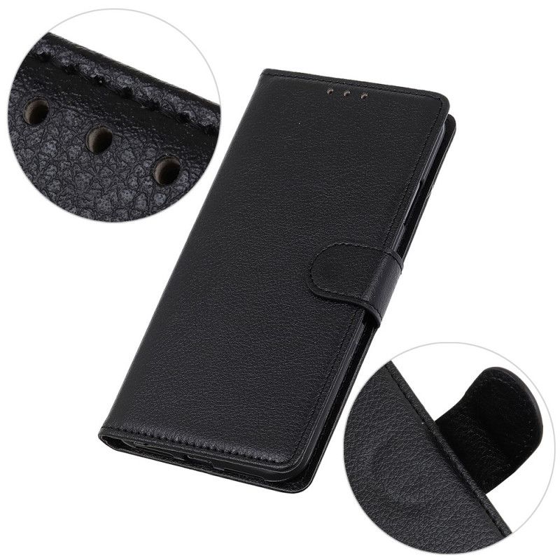 Flip Cover Huawei Nova 9 / Honor 50 Traditionelt Litchi