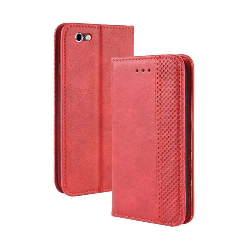 Cover iPhone 6 / 6S Flip Cover Vintage Stiliseret Lædereffekt