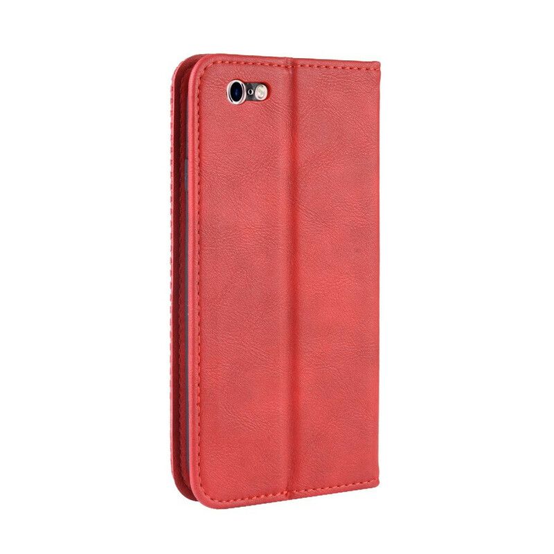 Cover iPhone 6 / 6S Flip Cover Vintage Stiliseret Lædereffekt