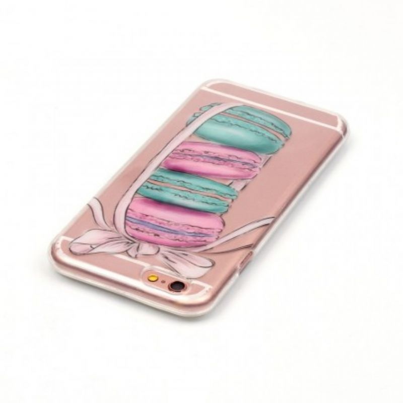 Mobilcover iPhone 6 / 6S Transparente Gourmetmacarons