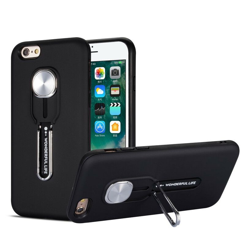 Mobilcover iPhone 6 / 6S Vidunderligt Liv Med Ringstøtte