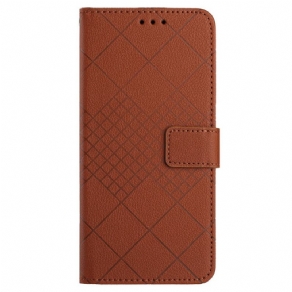 Læder Cover Oneplus 12r Strappy Diamanter