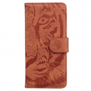 Flip Cover Honor Magic 5 Lite Tiger Fodaftryk