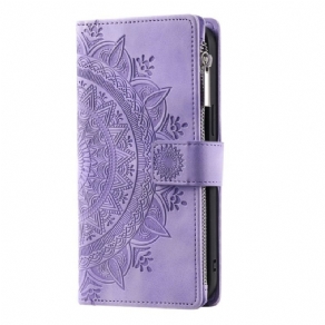 Læder Cover Samsung Galaxy A14 / A14 5G Multifunktions Mandala
