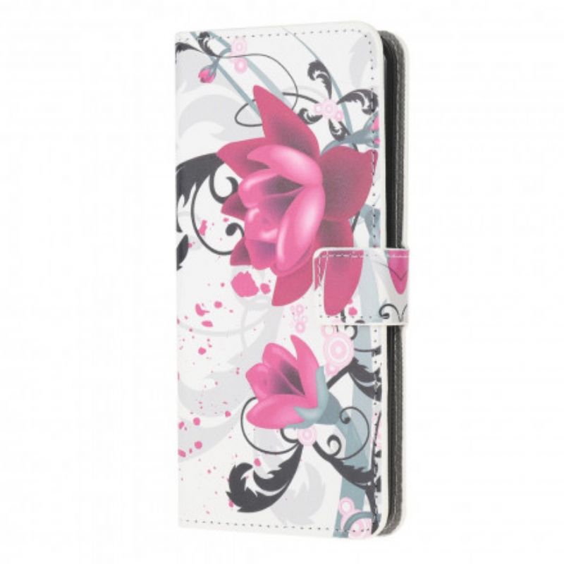 Flip Cover Samsung Galaxy XCover 5 Tropiske Blomster
