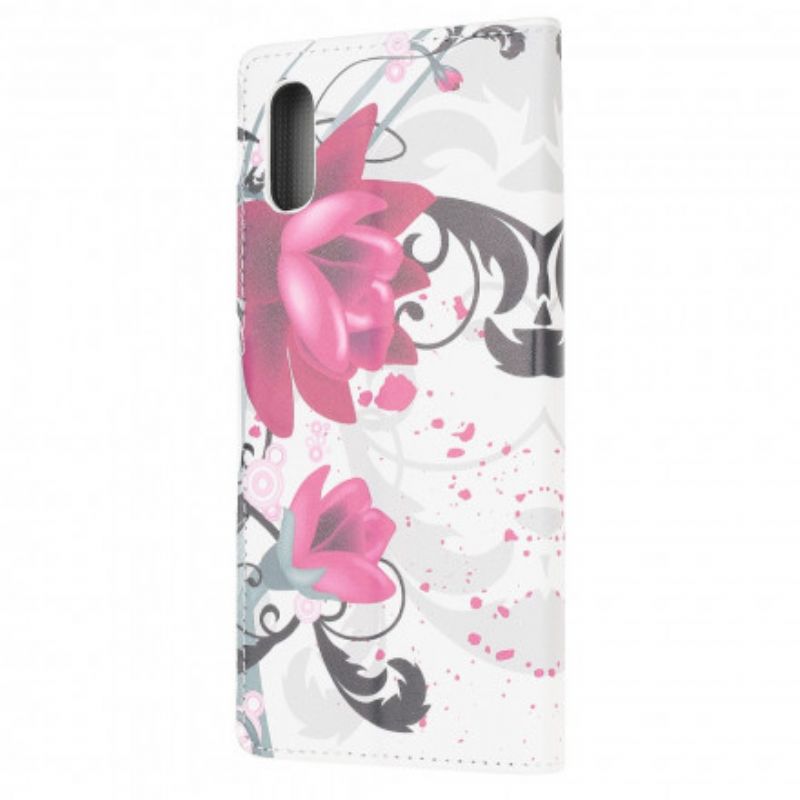 Flip Cover Samsung Galaxy XCover 5 Tropiske Blomster