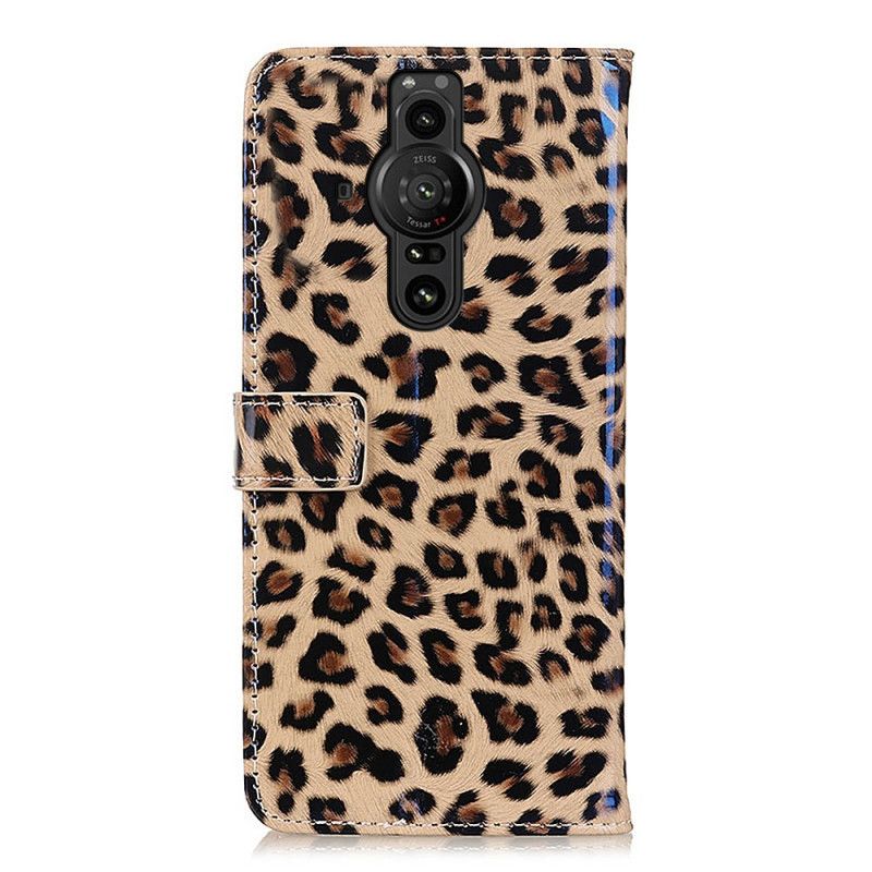 Flip Cover Sony Xperia Pro-I Leopard